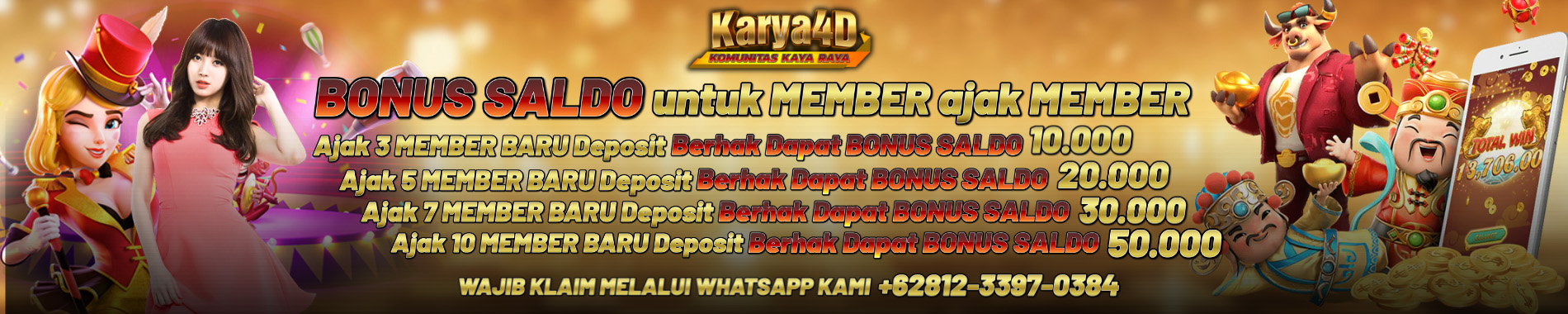 Karya4D: Member Get Member